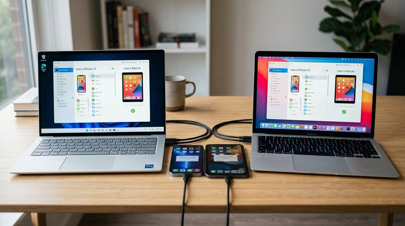 爱思助手支持的设备和 Windows Mac 系统环境