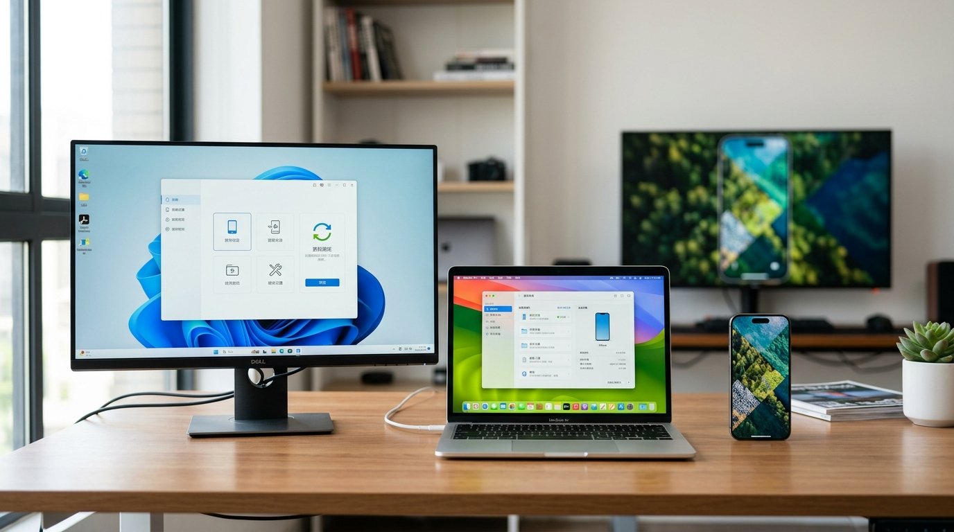爱思助手下载PC版Mac版移动端功能对比